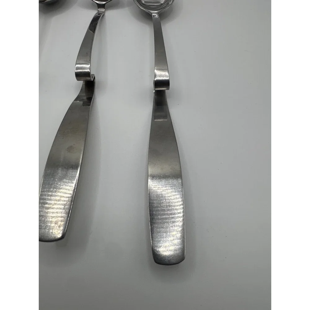 Trudeau Stainless Steel 3pc Hang-On Condiment Spoon Set Slotted Olive Jar Tools